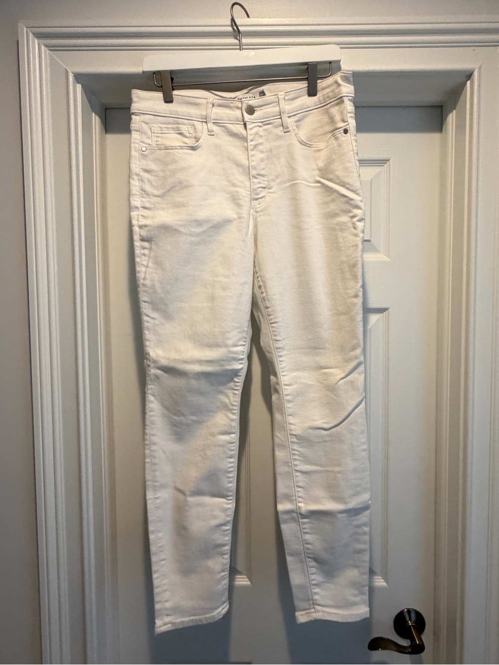 Athleta white skinny jeans